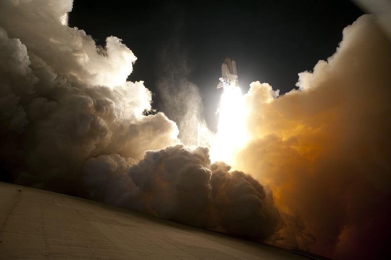 Space Shuttle liftoff